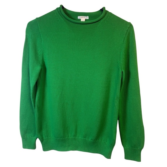 Crewcuts Other - Crewcuts 100% Cotton Green Roll Neck Sweater Size 10-11